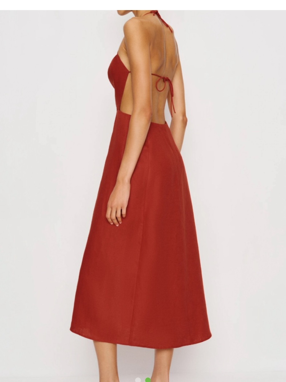 Reformation Manon Linen Dress